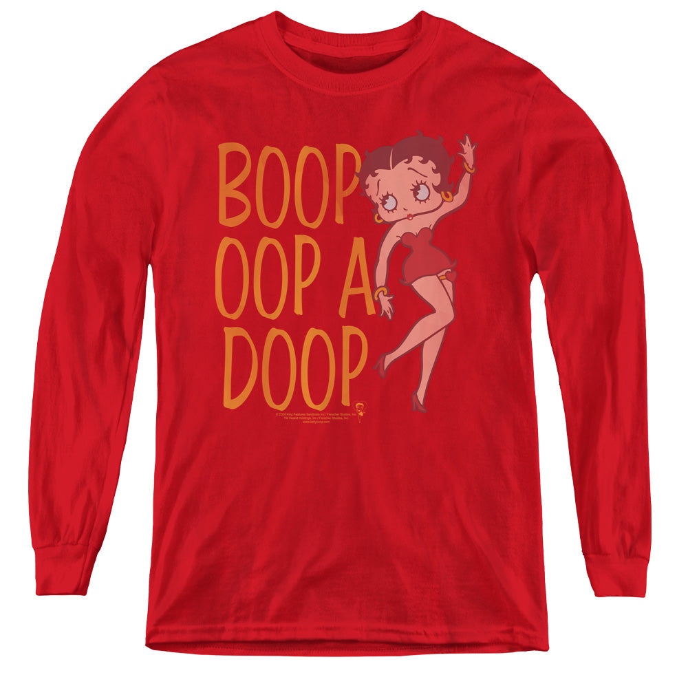 Betty Boop Classic Oop Youth Long Sleeve T-Shirt