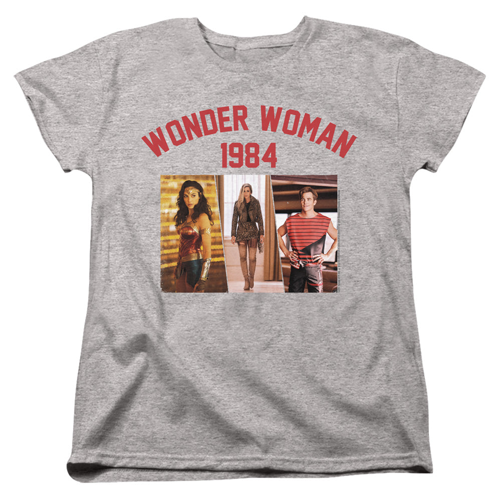 Wonder Woman 1984 Collegiate Montage Womens T-Shirt