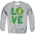 Care Bears Good Luck Bear Love St. Patrick'S Day Crewneck Sweatshirt