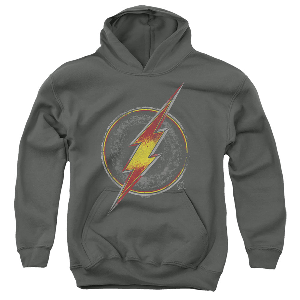 DC Comics Flash Busted Logo Youth Hoodie