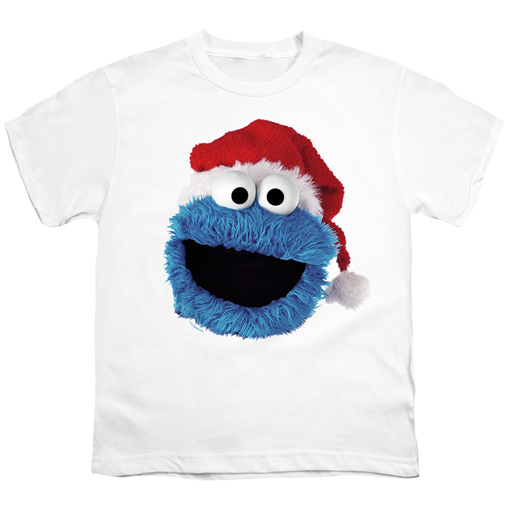 Sesame Street Cookie Monster Christmas Hat Youth/Toddler T-Shirt