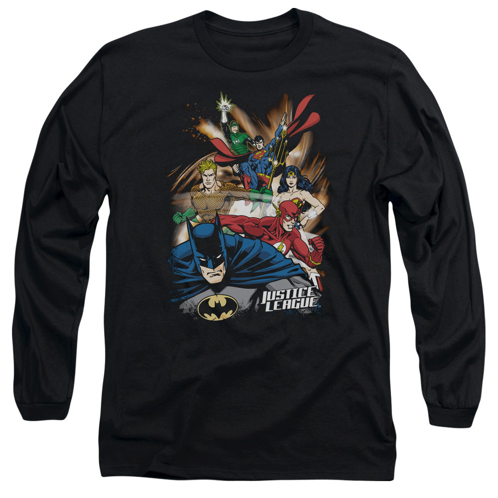 Justice League Starburst Long Sleeve T-Shirt