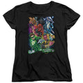 Green Lantern Blackest Group Womens T-Shirt