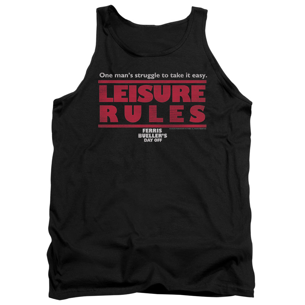 Ferris Bueller's Day Off Leisure Rules Tank Top