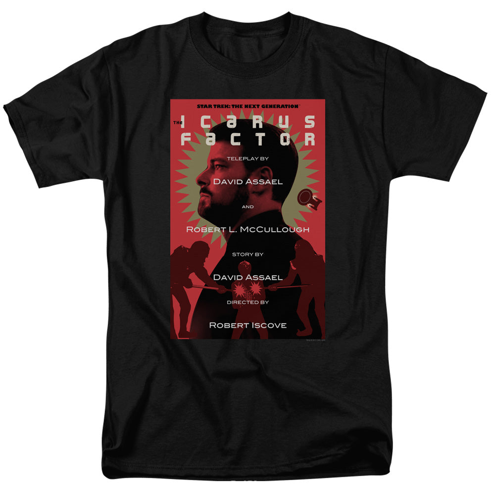 Star Trek The Icarus Factor Black T-Shirt