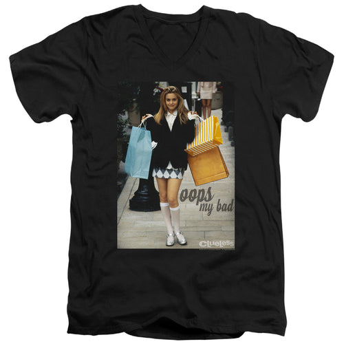 Clueless Oops My Bad V-Neck T-Shirt