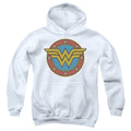 Wonder Woman WW Vintage Emblem Youth Hoodie