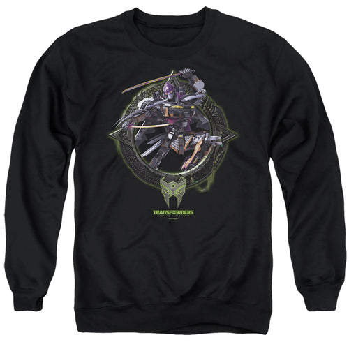 Transformers Nightbird Circle Frame Crewneck Sweatshirt