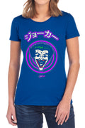 Batman Face Spiral Womens T-Shirt