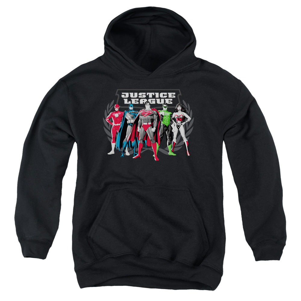 Justice League The Big Five Youth Hoodie