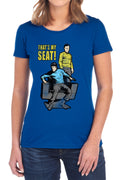 Star Trek That's My Seat Womens T-Shirt