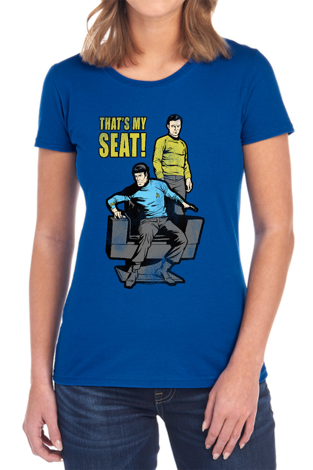 Star Trek That's My Seat Womens T-Shirt