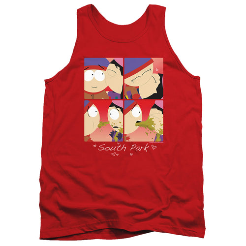 South Park Valentine's Day Kyle and Wendy Squares Tank Top