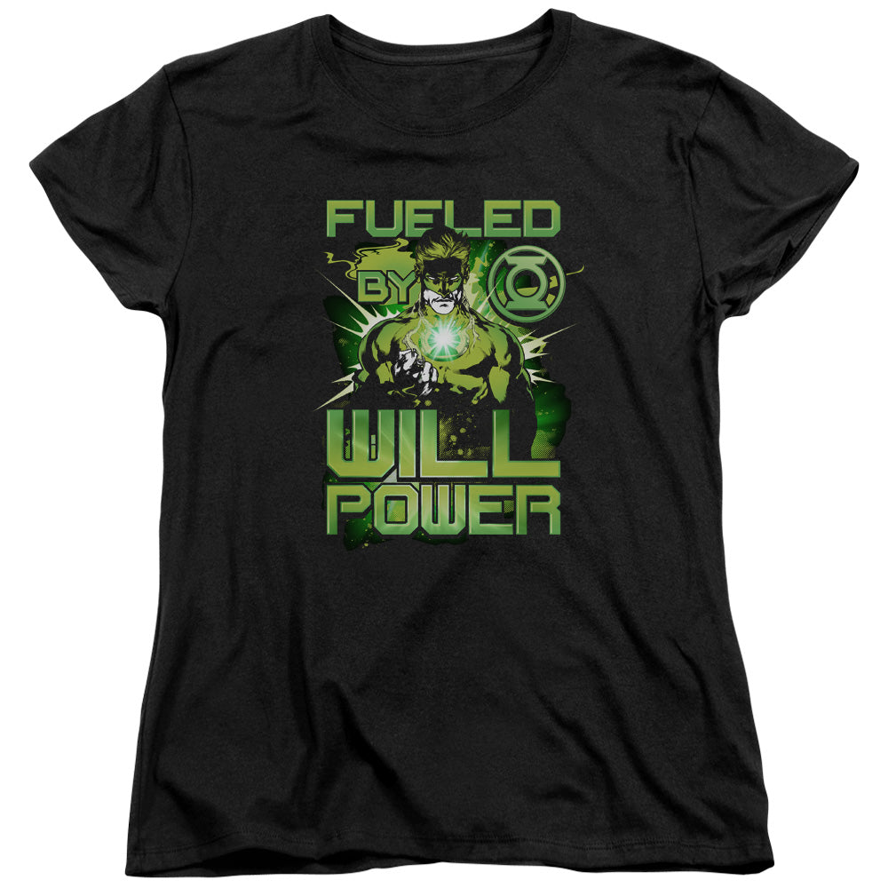 Green Lantern Fueled Womens T-Shirt