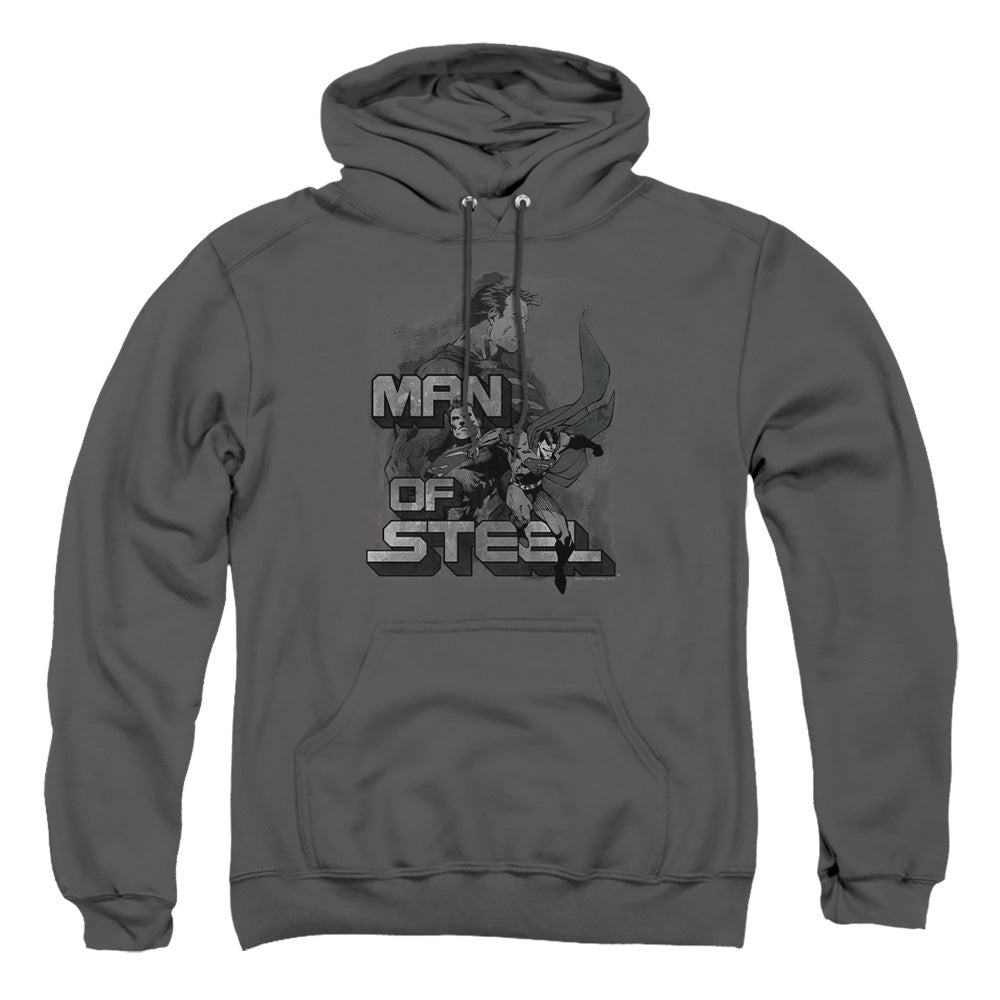 Superman Steel Poses Pullover Hoodie