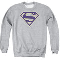 Superman Navy & Gold Shield Athletic Heather Crewneck Sweatshirt
