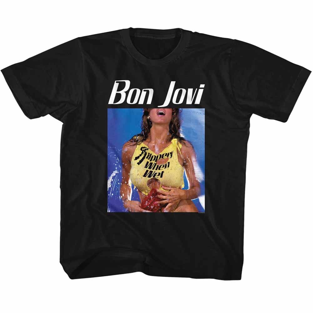 Bon Jovi Slippery When Wet Cover Youth/Toddler T-Shirt