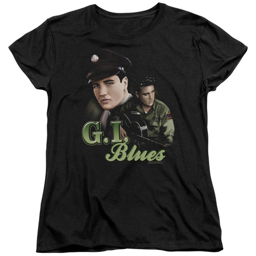 Elvis Presley G I Blues Womens T-Shirt