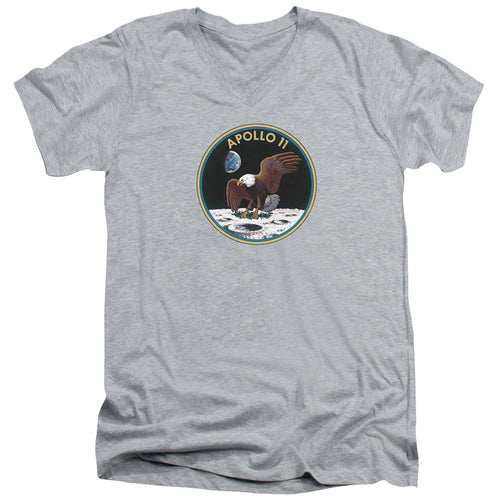 NASA Apollo 11 Mission Patch V-Neck T-Shirt