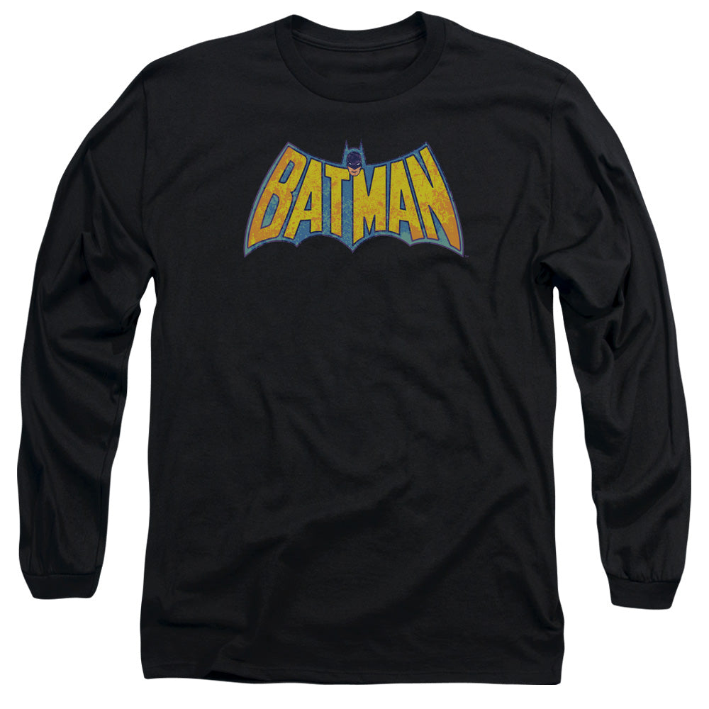 DC Comics Batman Neon Distress Logo Long Sleeve T-Shirt