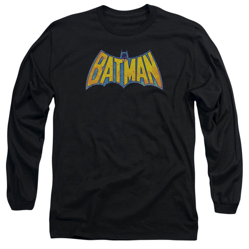 DC Comics Batman Neon Distress Logo Long Sleeve T-Shirt
