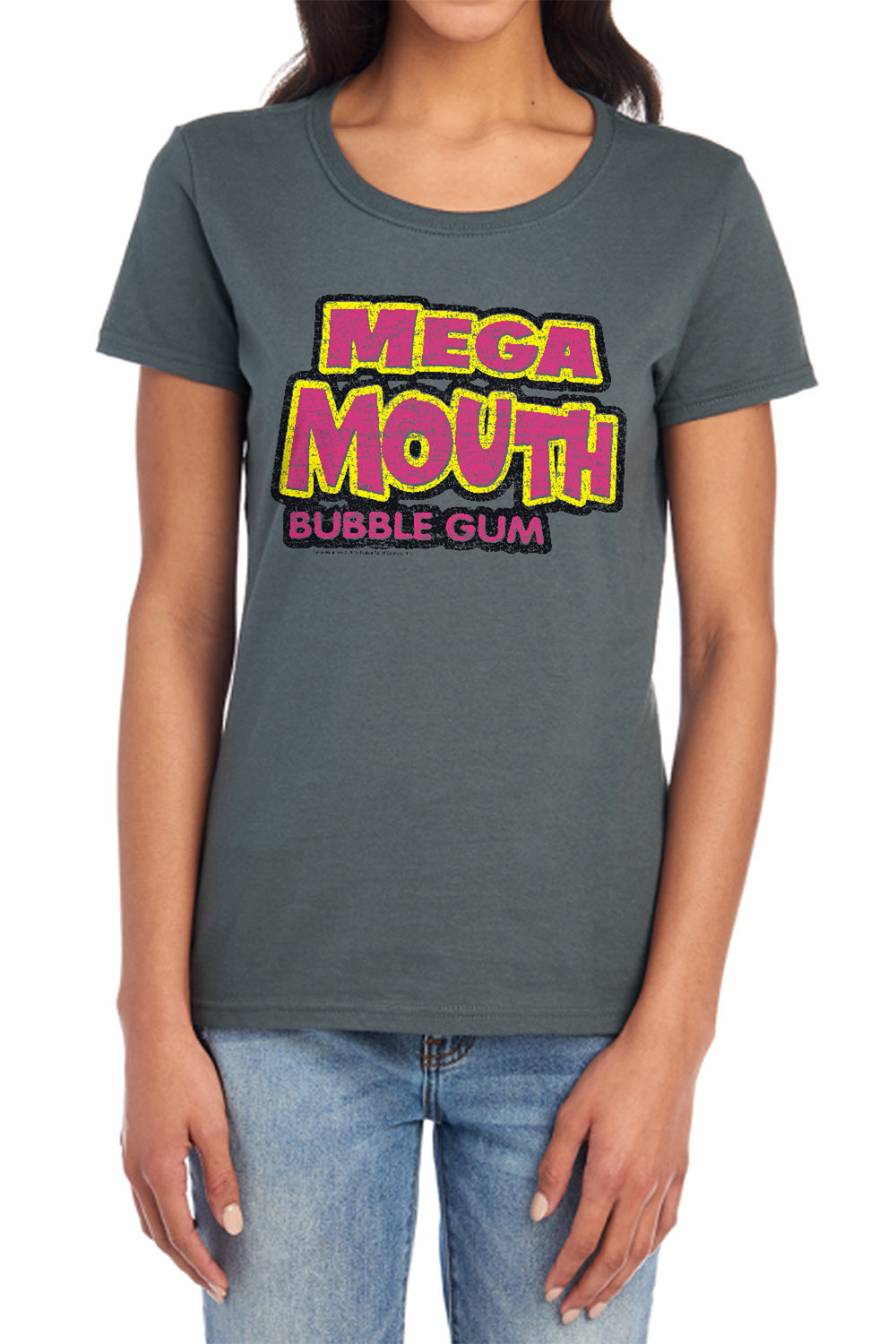 Dubble Bubble Mega Mouth Womens T-Shirt