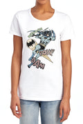 Batman Halftone Swing Womens T-Shirt