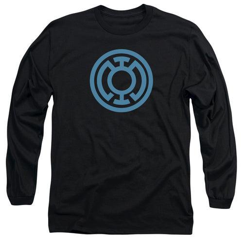 Green Lantern Lt Blue Emblem Long Sleeve T-Shirt