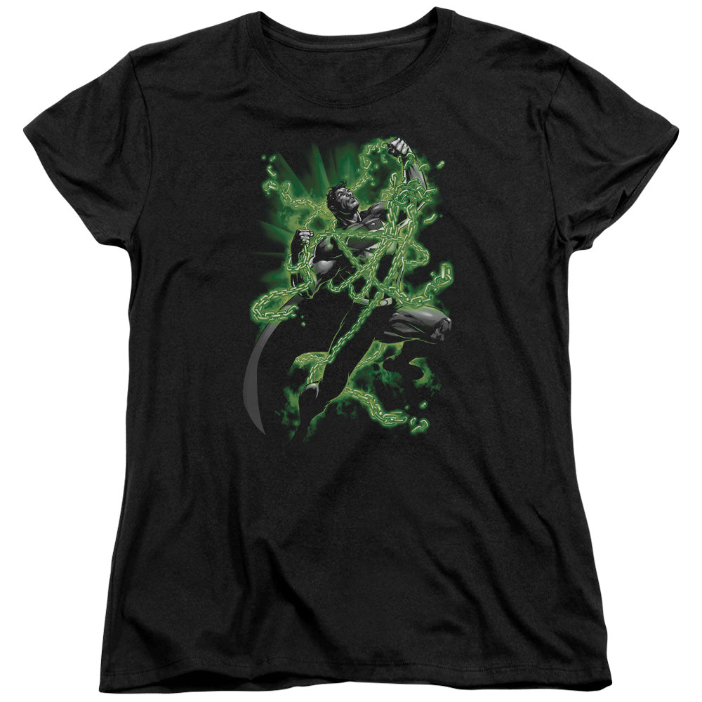 Superman Kryptonite Chains Womens T-Shirt