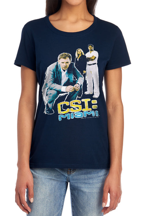CSI: Miami In Perspective Womens T-Shirt