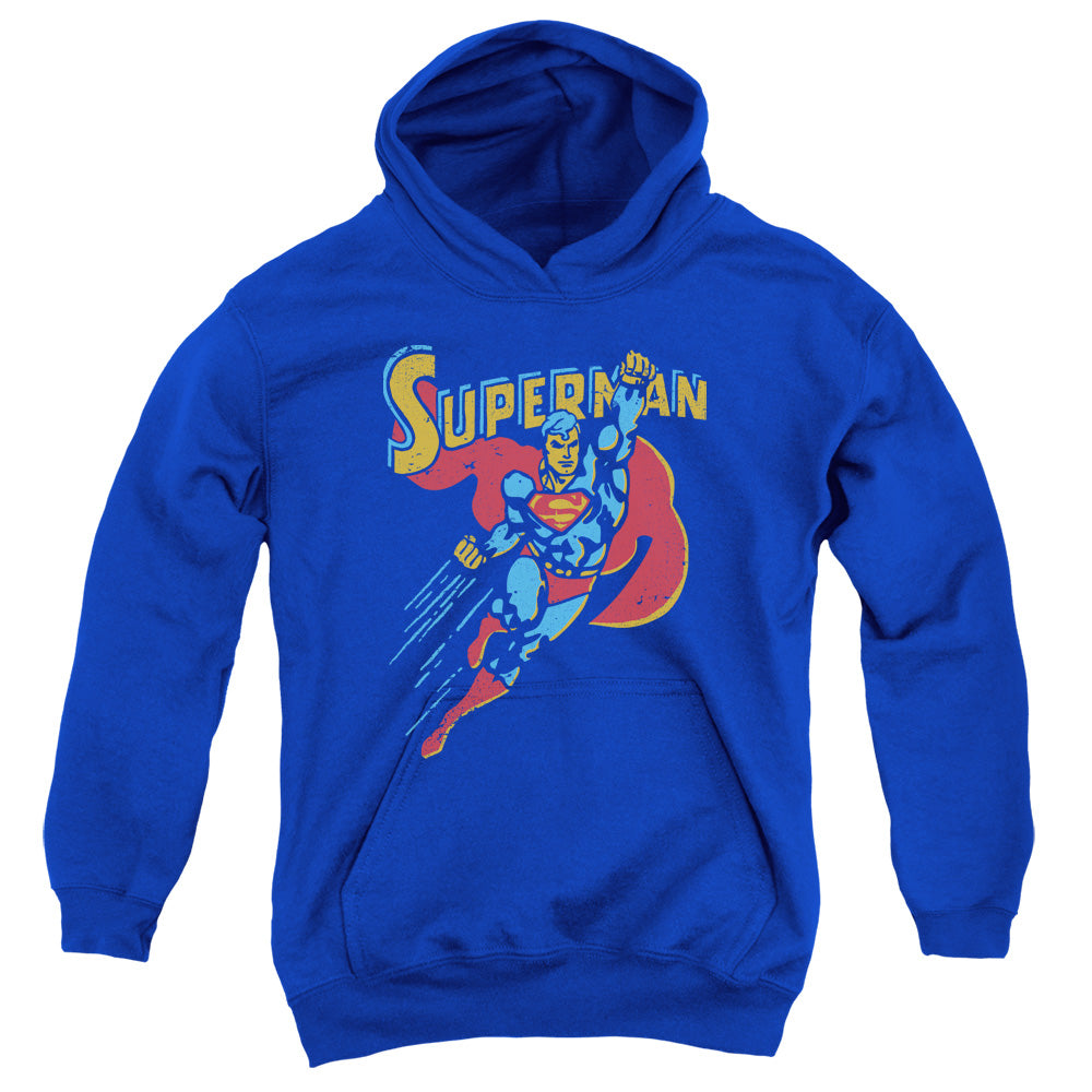 Superman Life Like Action Youth Hoodie