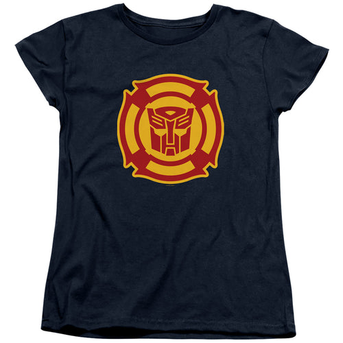 Transformers Rescue Bots Logo Womens T-Shirt