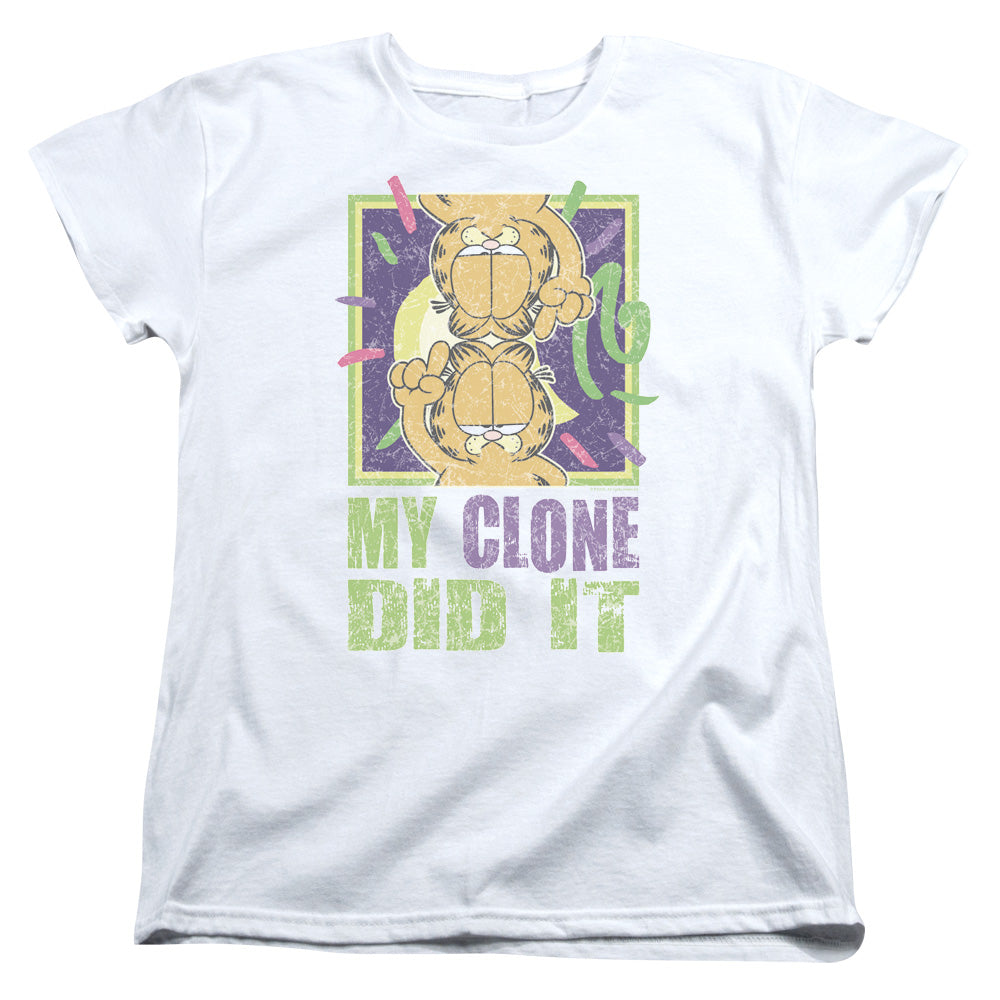 Garfield My Clone Did It Womens T-Shirt