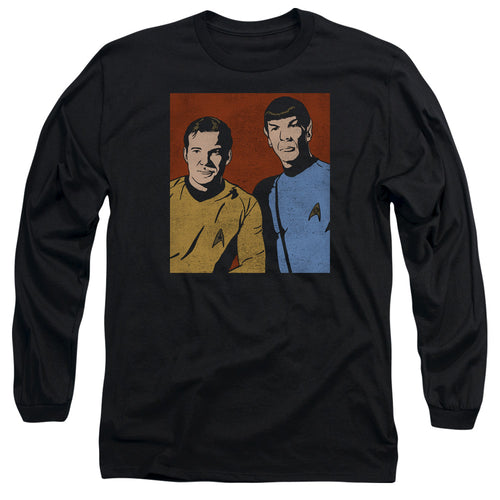 Star Trek Kirk and Spock Friends Long Sleeve T-Shirt