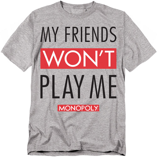 Monopoly My Friends White T-Shirt