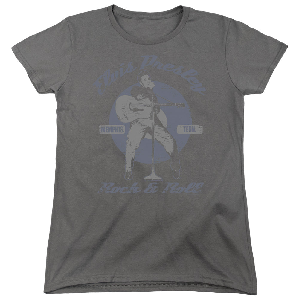 Elvis Presley Rock & Roll Womens T-Shirt
