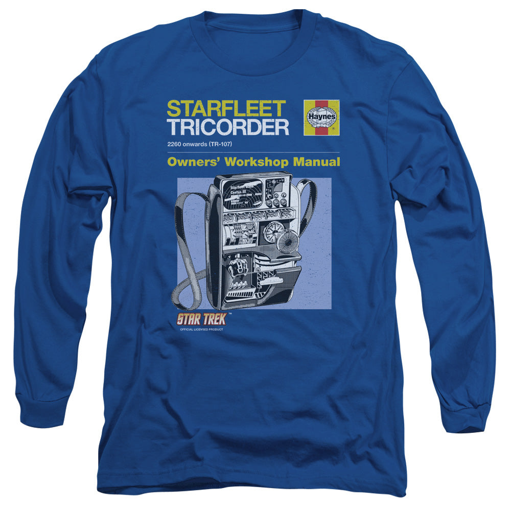 Star Trek Tricorder Owners Workshop Manual Long Sleeve T-Shirt