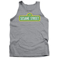 Sesame Street Logo Athletic Heather Tank Top
