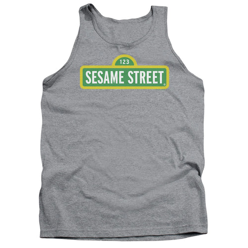 Sesame Street Logo Athletic Heather Tank Top
