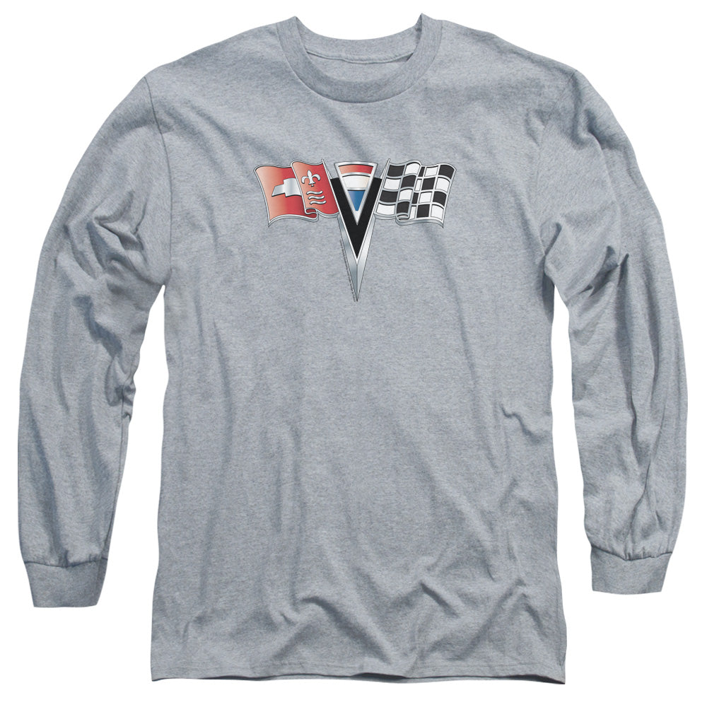 Chevy 2ND Gen Vette Nose Emblem Long Sleeve T-Shirt