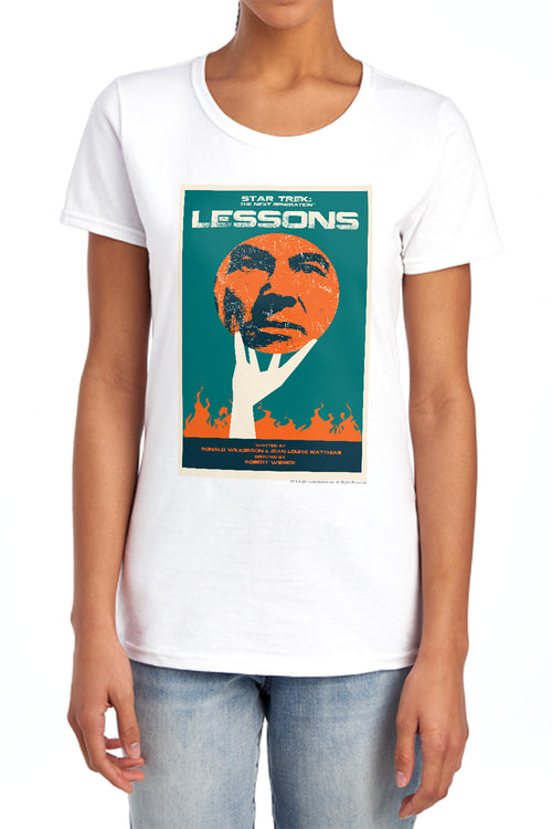 Star Trek Lessons Womens T-Shirt