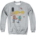 Hey Arnold Arnold And Gerald Leaning Crewneck Sweatshirt