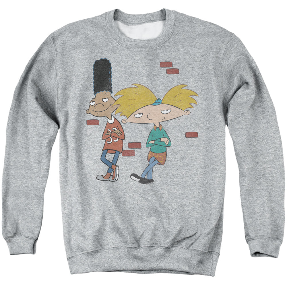 Hey Arnold Arnold And Gerald Leaning Crewneck Sweatshirt