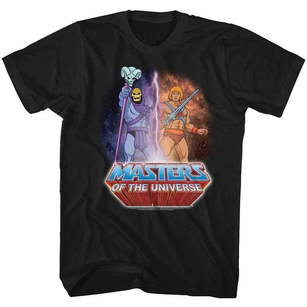 Lightning Masters of the Universe t-shirt in black