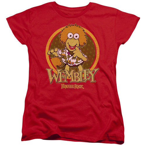 Fraggle Rock Wembley Circle Womens T-Shirt