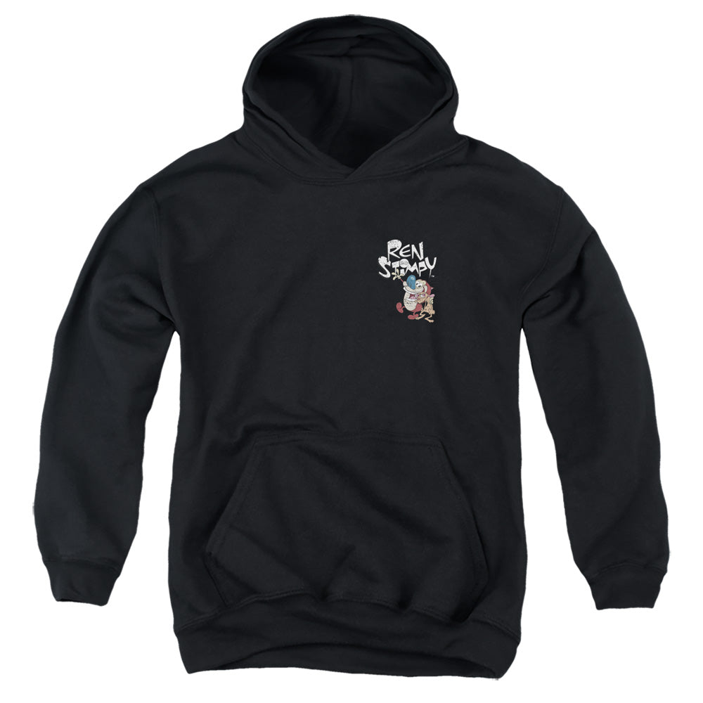 Ren and Stimpy Small Logo Youth Hoodie