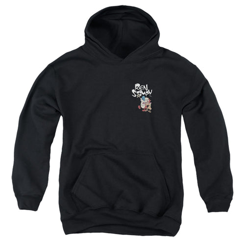 Ren and Stimpy Small Logo Youth Hoodie