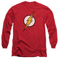Justice League Flash Logo Long Sleeve T-Shirt