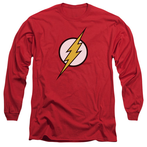 Justice League Flash Logo Long Sleeve T-Shirt