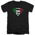 Superman Italian Shield V-Neck T-Shirt